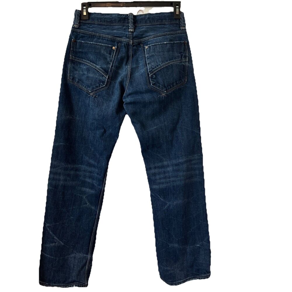 Decree Men’s Medium Wash Blue Jeans Straight Fit 5 Pkt Size 32x32 (Actual 30")